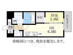 名古屋市千種区今池3丁目マンション 1DKの間取図画像