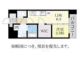 名古屋市千種区今池3丁目マンション 1DKの間取図画像