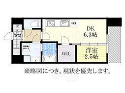 パートナーズ今池 1DKの間取図画像