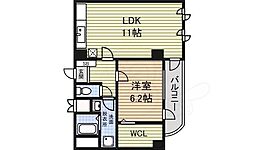 藤陽ビル 1LDKの間取図画像