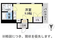 アーバン栄 ワンルームの間取図画像