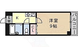 ジュビレ瑞穂 1Kの間取図画像