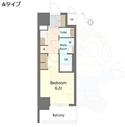 名古屋市天白区古川町マンション 1Kの間取図画像