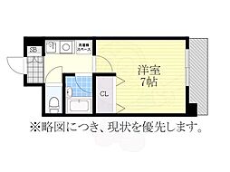 アメニティー泉 1Kの間取図画像