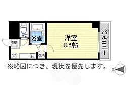 エクセルコジマ2 1Kの間取図画像