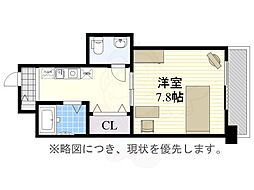 アトリアム吹上 1Kの間取図画像