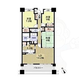 センチュリーヒルズ 5階/-