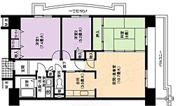 アーバンドエル八事石坂 3LDKの間取図画像