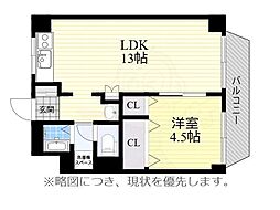 SAKURA檀渓 1LDKの間取図画像