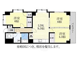 隼人苑 3LDKの間取図画像