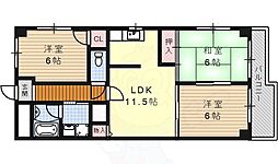 庄京ビル 3階/3B