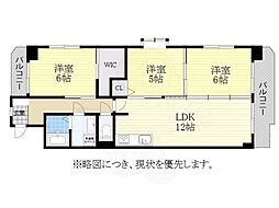 ベルマイン 3LDKの間取図画像