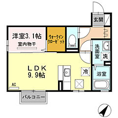 物件の間取り