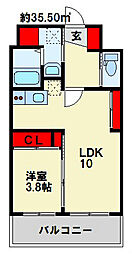 間取図画像 1LDK