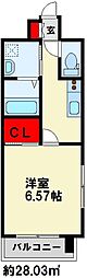 KSK南小倉コアプレイス 1Kの間取図画像