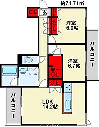 ガーデンREI足立山麓 1階