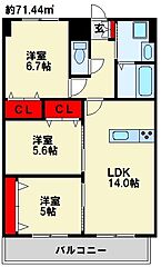 物件の間取り