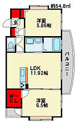 物件の間取り