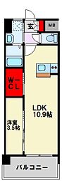 仮)足原1丁目新築マンション 1LDKの間取図画像