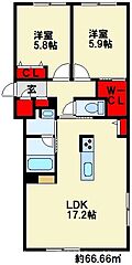 物件の間取り