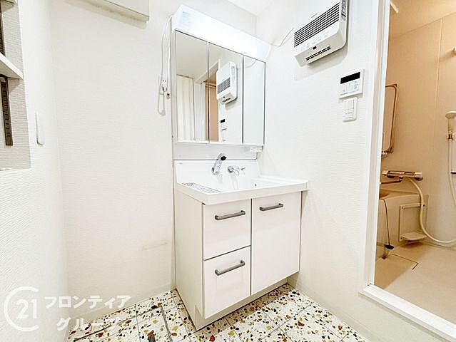 洗面 西大寺サンハイツ2号棟　中古マンション 1階/-