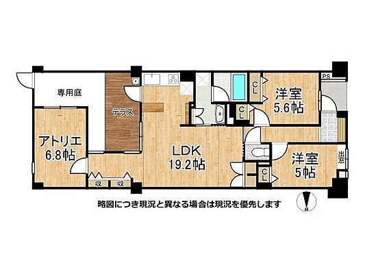 間取り 内覧可能　事前予約も受付中　ライオンズ大和高田セントハウス 1階/-