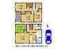 間取り：全居室収納付きで、荷物がスッキリ片付きます