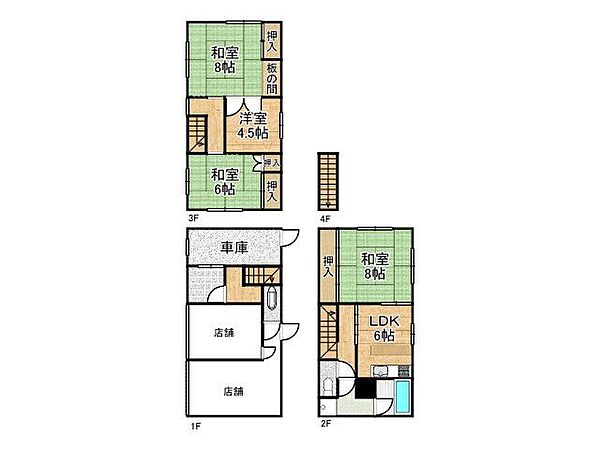 間取りを拡大表示