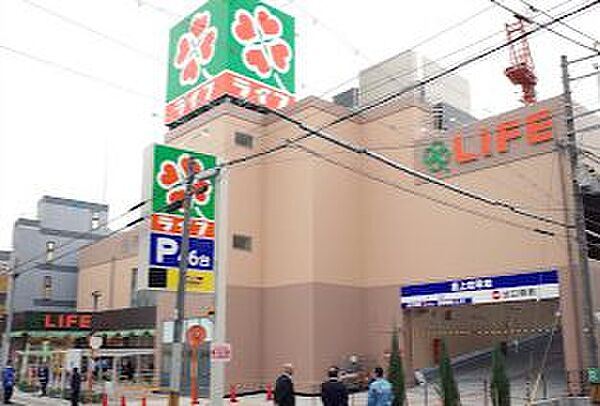 画像5:【スーパー】ライフ 寺田町駅前店まで641ｍ