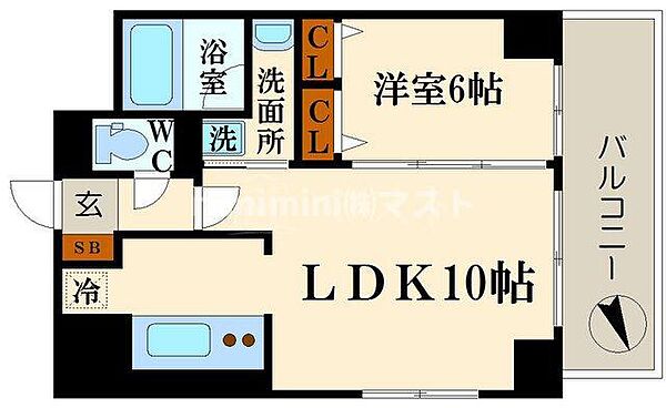 サンセリテ至誠会松崎町 ｜大阪府大阪市阿倍野区松崎町3丁目(賃貸マンション1LDK・5階・41.22㎡)の写真 その2