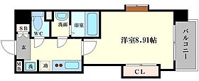 ラグゼ難波西II 1110 ｜ 大阪府大阪市浪速区浪速西1丁目（賃貸マンション1K・11階・28.64㎡） その2