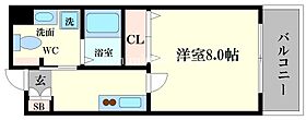 ベリーウェル阿倍野  ｜ 大阪府大阪市阿倍野区美章園1丁目（賃貸マンション1K・2階・26.01㎡） その2