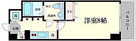 ルクレ難波　(旧：CASSIA難波)  ｜ 大阪府大阪市浪速区敷津西1丁目（賃貸マンション1K・9階・25.56㎡） その2