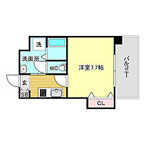 永久  ｜ 大阪府大阪市天王寺区大道4丁目（賃貸マンション1K・4階・25.48㎡） その2