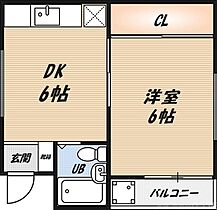 Twenty20  ｜ 大阪府高槻市上本町（賃貸マンション1DK・1階・27.75㎡） その2