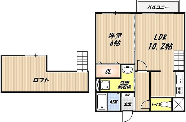 リヴェールヴィラ ｜大阪府高槻市宮田町1丁目(賃貸アパート1LDK・2階・39.90㎡)の写真 その2