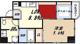 ラ・リジェール  ｜ 大阪府高槻市別所新町（賃貸マンション1LDK・2階・34.10㎡） その2