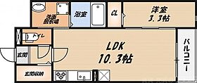 プランドール高槻  ｜ 大阪府高槻市竹の内町（賃貸マンション1LDK・3階・34.96㎡） その2