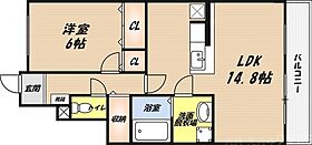 アンシャンテ・オーンズ  ｜ 大阪府高槻市山手町1丁目（賃貸アパート1LDK・1階・49.90㎡） その2