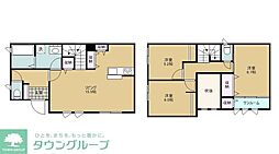 西武池袋線 秋津駅 徒歩20分の賃貸一戸建て 3LDKの間取り