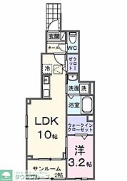 間取図画像 1LDK