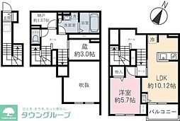 roUte residence 2階1SLDKの間取り