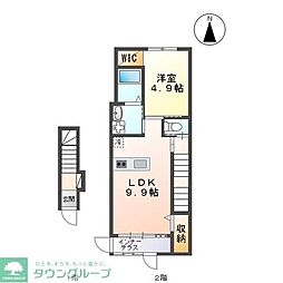 間取図画像 1LDK