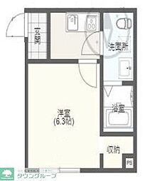 Gracia Sakae 1Kの間取図画像