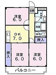 エンゲルベルク 3DKの間取図画像