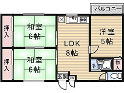 間取図画像 3DK