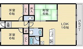 ボヌールプラザ 304 ｜ 大阪府茨木市南耳原１丁目（賃貸マンション3LDK・3階・74.05㎡） その2