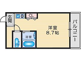 アプレシオ西冠I 106 ｜ 大阪府高槻市西冠３丁目（賃貸マンション1K・1階・23.10㎡） その2