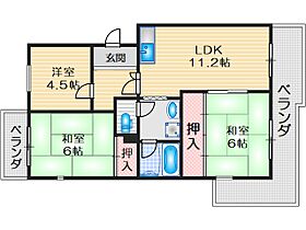 レジデンス吉川3号棟 401 ｜ 大阪府吹田市清水（賃貸マンション3LDK・4階・61.87㎡） その2