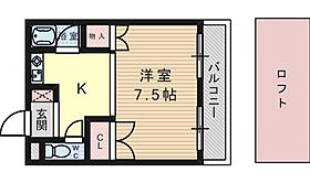 プチパレ天神 201 ｜ 大阪府高槻市天神町２丁目（賃貸マンション1K・2階・24.00㎡） その2